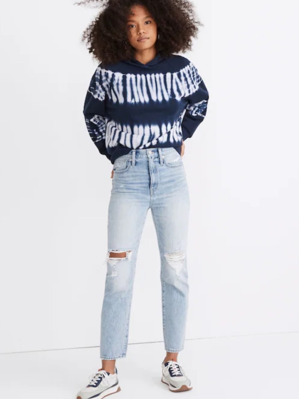 Madewell Perfect Vintage Jean in Calabria Wash Ripped Edition